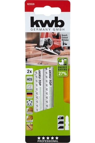 Kwb 2'Li Ahşap Dekupaj Testere 2.5 Mm 49623520