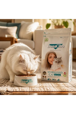 Adult Cat Sterilised Somonlu Kısırlaştırılmış Yetişkin Kedi Maması 2 Kg