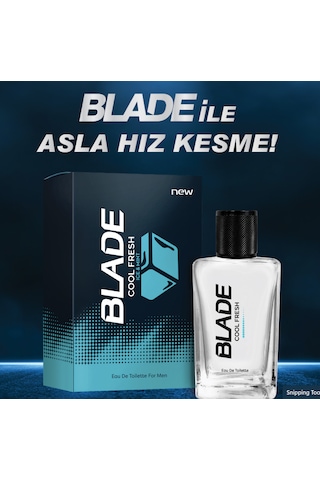 Blade Cool Fresh Erkek Parfüm EDT 70 ML + Cool Fresh Erkek Sprey Deodorant 3 x 150 ML