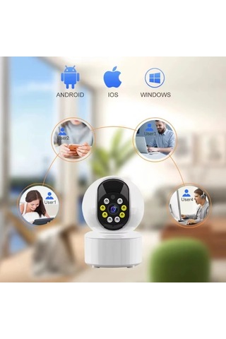 Buğz Uygulama Destekli Wi-fi Ev Güvenlik Kamerası