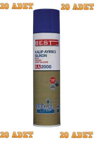 Best KA-2000 Silikon Kalıp Ayırıcı Sprey 400 ML 20 Adet