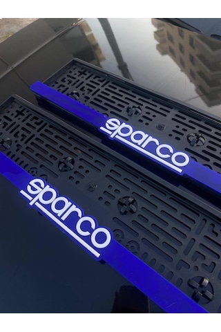 Sparco Plakalık 2'li Oto Araba Aksesuar 2 Adet Plakalık Universal