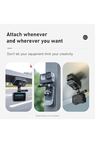 Leezsing Telesın Manyetik Sırt Çantası Klipsi - 360 Ayarlanabilir Gopro 11 Ve Telefonlar İçin Evrensel Sabitleyici