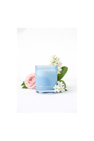 Bella Maison Jasmine Whisper Kokulu Soya Wax Mum Mavi 120 Gr Mavi