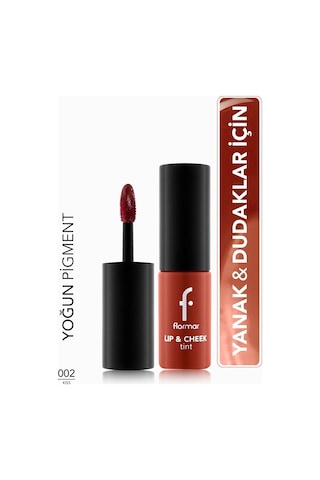 Flormar Lip & Cheek Gün Boyu Kalıcı Çok Amaçlı Tint 002 Kiss Lip&Cheek