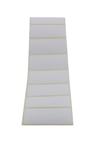 Lamine Termal Etiket 60mm X 30mm Ruloda 1500 Adet 40mm Kuka Çapında Direk Termal Transfer Etiketi 1