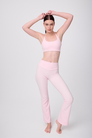 Hıghrıse Expandex Yüksek Bel Dans Spor & Aktif Yaşam Taytı-2835 Pembe