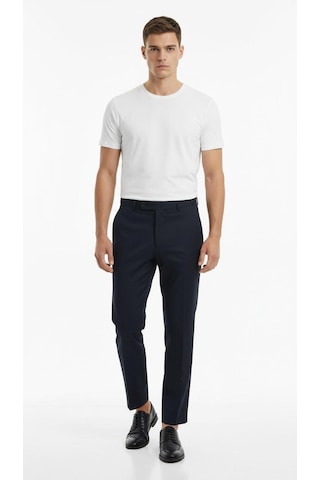 Plus Scorpion Erkek Slim Fit Klasik Kumaş Pantolon Dar Kesim, Günlük Ve Ofis Kullanımına Uygun Şık Tasarım Lacivert