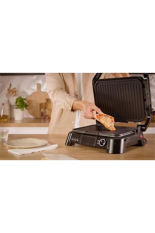 Tefal SuperGrill 3in1 6 Dilim Kapasiteli 2000 Watt Barbekü Izgara ve Tost Makinesi