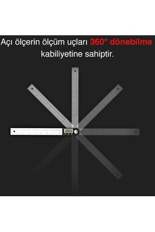Loyka 5422-300 Dijital Açı Ölçer 30cm