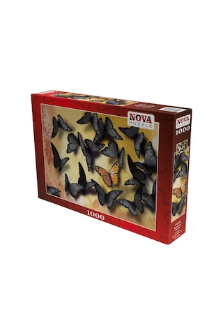 Nova 1000 Parça Benzersiz Olmak Puzzle - Kelebekler