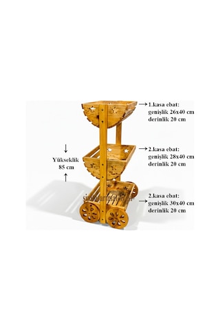 Ahşap Sebzelik Meyvelik Şipitrend Model:spt101 Ahşap