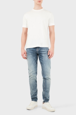 Emporio Armani Pamuklu Slim Fit Dar Paça Kot Pantolon Erkek Kot Pantolon Em006514 Af27789 Mb003 Açık Mavi