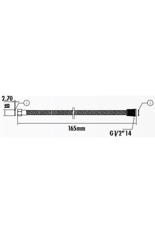 Creavit H04 Pvc Duş Hortumu Patlamaz