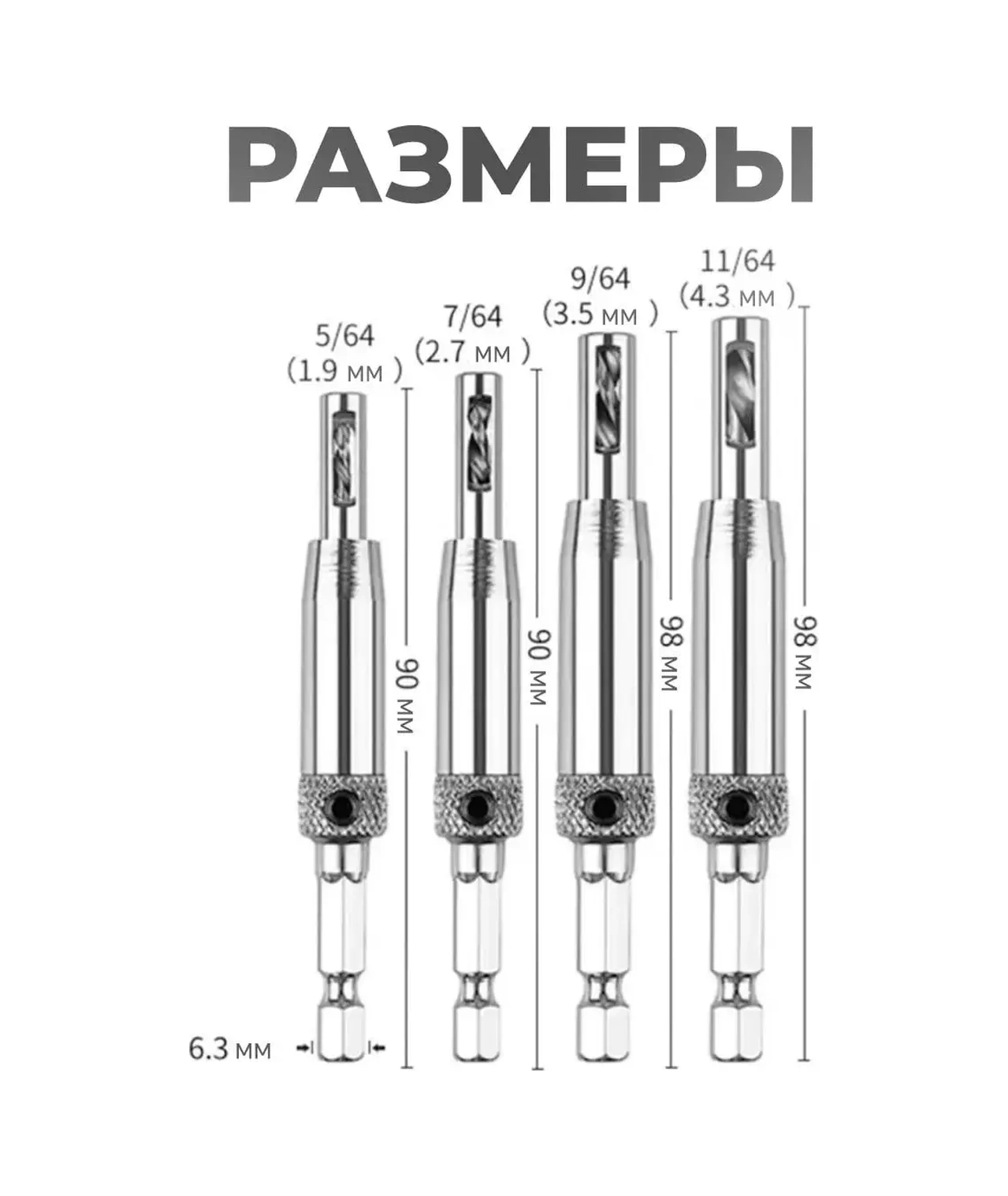 Wardan Menteşe İçin Ahşap Üzerinde Kendinden Merkezleyen Delme Ucu 166106429