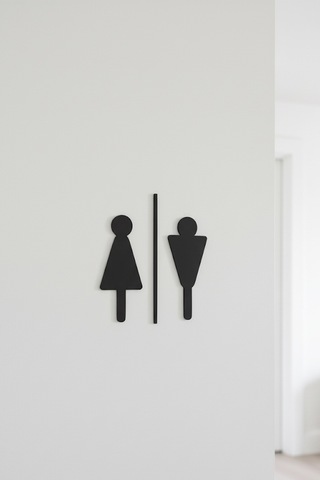 Wc Tabelası, Tuvalet Levhası, Kadın Erkek Tabela, Yönlendirme Levhaları 45