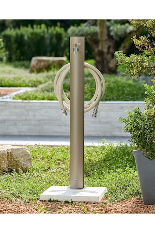 Totem Oval Bahçe Çeşmesi - Açık Gri