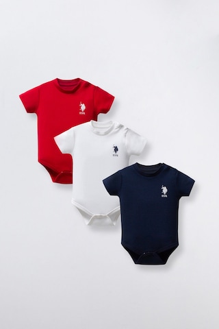 U.S. Polo Assn. U.s. Polo Assn Erkek Bebek Kahverengi Body Zıbın Kahverengi