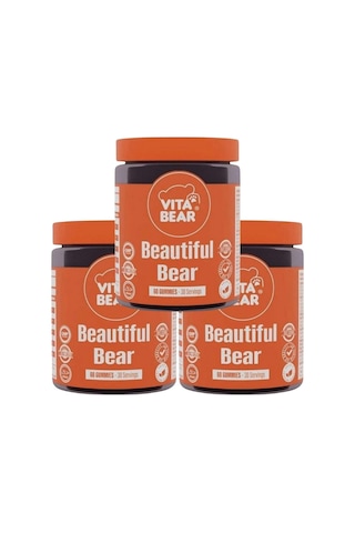Vita Bear Beautiful Bear Gummy Vitamin 3 x 60 Tablet