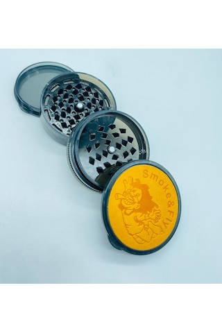 Tobaccoturk724 Bobmarley Plastik 4 Parça TütünÖğütücü Parçalayıcı Grinder 60 MM