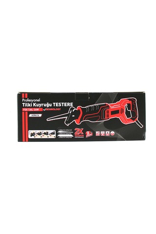Profesyonel Asr-616 Tilki Kuyruğu Elektrikli Testere - 230v 0-2800 Rpm Kırmızı