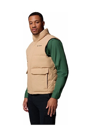 Columbia Landroamer Puffer Vest Erkek Outdoor Yeleği 2134281262 Kahverengi Kahverengi