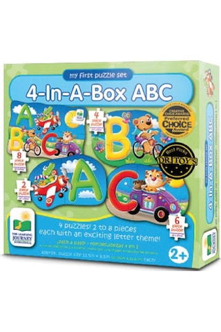 The Learning Journey 4 Puzzle Bir Arada - Abc