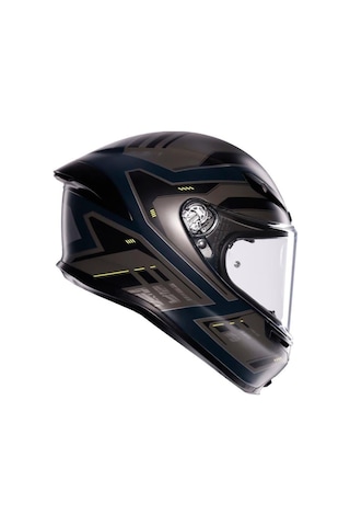 Agv K6 MPLK Enhance Matt Gri Sarı Fluo Motosiklet Kaskı.