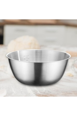 Bosphorusboutique02 Suntek Paslanmaz Çelik 20cm Karıştırma Kabı - Gıda Kullanımı İçin Gümüş Diğer