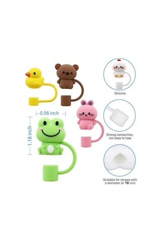 Novahub Stanley Tumbler Uyumlu Silikon Pipet Kapağı 5 Adet 30/40 Oz 001 615