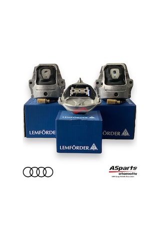 Audi A4 - A5 Motor Takoz Seti - Şanzıman Takozu Lemförder