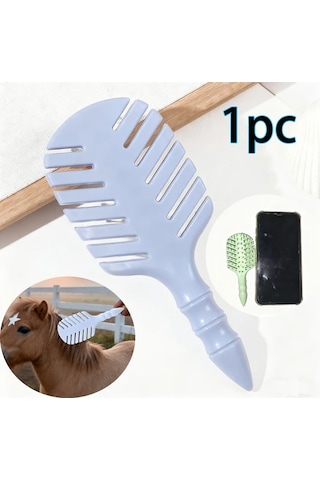 Elmpaly 1 Adet Açık Pembe Minyatür At Fırçası - Yumuşak Yuvarlak Kıllar Hassas Tüy Bakımı