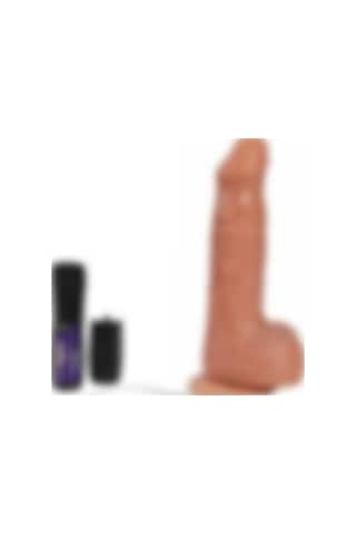 Odins Shop 18 CM 360° Oynar Başlı Titreşimli Vibratör Realistik