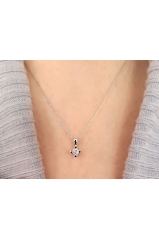 Sirius F Renk 0,20 Karat Tektaş Kolye 0817P0043