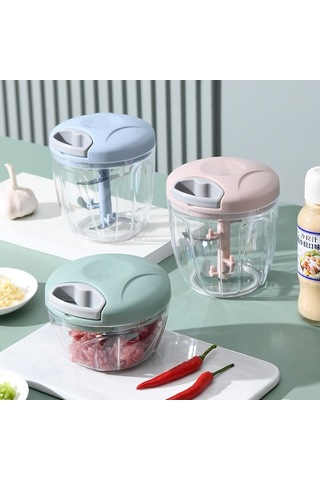 Maoyaya Manuel Sarımsaklı Pounder - Yeşil Renkli Pratik Ve Sağlam Sarımsak Ezici Yeşil