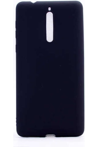 Nokia 8 Kılıf Zore Premier Silikon Kapak Siyah