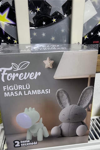 Figürlü Masa Lambası Açık Yeşil Açık Yeşil