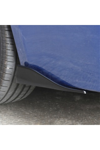 Jeemson 2 Adet Universal Araba Tampon Spoilerı - Karbon Fiber Gösterişli Siyah Arka Dudak Akışkanlığı Ayırıcı - 6035 Modeli