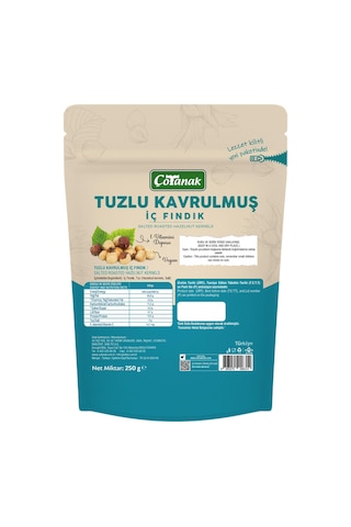 Çotanak 250 Gr Tuzlu Kavrulmuş İç Fındık-97 250 G