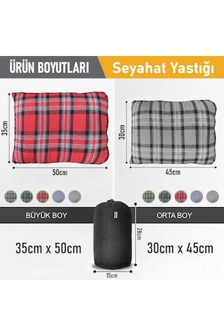 Haegs Kamp Yastığı, Seyahat Yastığı, Silikon Elyaf Dolgulu Hafif Küçük Yastık, Orta Sertlikte, Nefes Alabilir Kılıf, Kamp, Uçak Ve Araba İçin İdeal 30x45cm Polar Antrasit