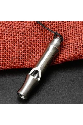 Besthome1 120db Süper Sesli Titanyum Kamp Düdüğü - Acil Durum, Doğa Yürüyüşü, Köpek Eğitimi İçin Harika Ürün