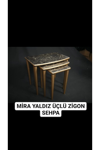 Moleni Mira Yaldız Zigon Sehpa Moleni Mira Yaldız Zigon Sehpa