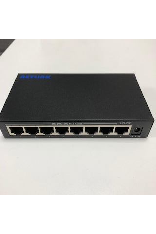 Netlink Ntl8Gsw 8 Port Gigabit Metal Kasa Switch