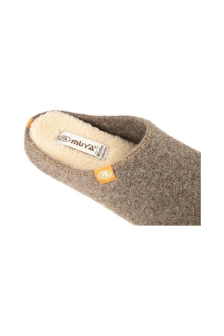 Muya Smil 36800-004 Erkek Kışlık Ev Terliği Kahve 40-45 Kahverengi