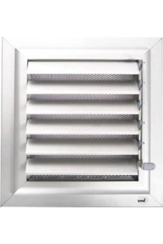 Made 55x55 Cm Banyo Wc Havalandırma Menfezi Panjur Krom