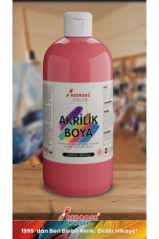 Red Rose Pembe Akrilik Boya 500 G