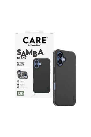 Care By Panzerglass Apple Uyumlu iPhone 17 Samba Siyah Magsafe Kılıf