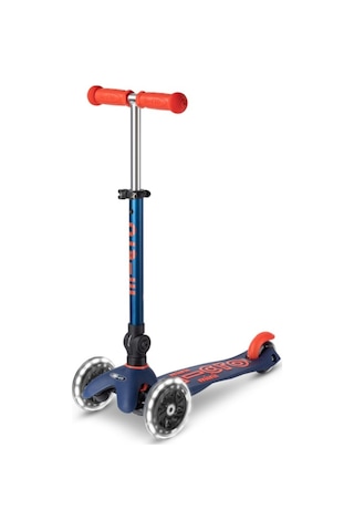Mini Micro Deluxe Foldable Led Navy Blue Çocuk Scooter Mcr.mmd196 Çok Renkli