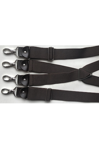 Kancalı Pantolon Askısı Kahve Renkli 4 Kancalı