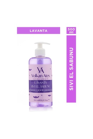 Volkan Ates Natural & Beauty Lavanta Yağlı Sıvı El Sabunu 500 ML